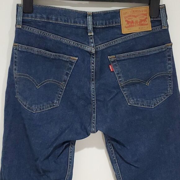 LEVI'S 505 Dark Wash 30x30 Straight Leg Jeans - Picture 4 of 8